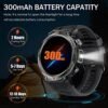 Military Smart Watch for Men with LED Flashlight 1.45” Rugged 3ATM Waterproof Smart Watch with 100+ Sports Modes Fitness Tracker with Heart Rate Sleep Monitor Tactical Smartwatch for iPhone Android - Image 5