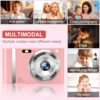 Digital Camera, FHD 1080P Kids Camera with 32GB Card, Digital Point and Shoot Cameras with 16X Zoom Anti Shake, 48MP 2.8 Inch LCD Screen, Gift for Girls Kids - Image 4