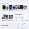35W European Type C Travel Plug Adapter, Dual Port Fast USB C International Wall Charger Block US to Europe with USB C Charging Cables for iPhone 15/14/13/12/11 Pro Max,XS,Samsung,and More (White) - Image 7