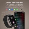 Smart Watch for Men Women [49mm], Answer/Make Call, 120+ Sports Modes Fitness Tracker, 24/7 Heart Rate/SpO2/Sleep Monitor, Step Calorie Counter, Water Resistant Smartwatch for iPhone & Android (Black) - Image 3