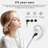 USB C Wired Earbuds, Type C Wired Headphone for Samsung with Mic DAC Chip Built-in Noise Conduction Magnetic in-Ear for Android Pixel OnePlus (Black) - Image 3