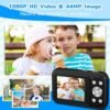 Digital Camera, Kids Camera with 32GB Card, FHD 1080P 44MP Vlogging Camera, 16X Zoom Point and Shoot Digital Camera Compact Portable Rechargeable Cameras for Teens Boys Girls Students Seniors - Image 2