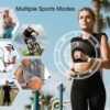 Smart Watch, Fitness Tracker Watch with Heart Rate Monitor, SpO2, Sleep Tracker, 45mm Fitness Watch IP68 Waterproof Smartwatch for Women Men Step Counter Pedometer for iOS and Android Phones - Image 4