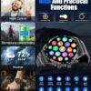 BANGWEI Smart Watches for Men Answer/Make Call for Android iOS, 1,43" AMOLED HD Touch Screen Fitness Tracker Watch with Heart Rate spO2 Sleep Monitor Step Counter IP68 Waterproof Smartwatch - Image 4