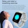 Fitness Tracker Smart Watches for Women Watch for iOS and Android(Answer/Make Calls) 2.01", IP68 Waterproof Heart Rate Blood Oxygen Sleep Monitoring Fitness Watch (Stainless Rose Gold) - Image 6