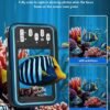 Underwater Camera, 4K Waterproof Camera with 64GB Card 48MP Autofocus Selfie Dual Screens 11FT Underwater Camera for Snorkeling Waterproof Compact Portable Digital Camera, 2 Batteries - Image 4