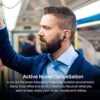 TOZO NC2 Hybrid Active Noise Cancelling Wireless Earbuds, in-Ear Detection Headphones, IPX6 Waterproof Bluetooth 5.3 Stereo Earphones, Immersive Sound Premium Deep Bass Headset, Black - Image 2
