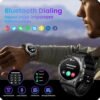 Smartwatch for Men Android iPhone Watch: Smart Watch Answer/Make Call with Heart Rate Blood Pressure Pedometer Compass Barometer Sport Fitness Tracker 1.43" AMOLED Waterproof Outdoor Men's Watches - Image 6