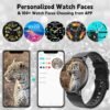 Smart Watch(Answer/Make Calls), 1.39" Smart Watches for Women/Men, IP68 Waterproof Fitness Tracker 100+ Sport Modes with Heart Rate/Sleep Monitor AI Voice Control, Smartwatch for Android/iOS Phones - Image 6