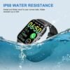 Smartwatch (Answer/Make Call) for Men Women, 1.85" HD Touch Screen Fitness Watch with Heart Rate Sleep SpO2 Monitor, IP68 Waterproof, 100+Sport Mode Activity Trackers for Android iOS - Image 6