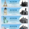 LENCENT 120W International Travel Adapter, GaN Universal Travel Adapter with 1 USB-A & 3 Type C Power Adapter, Fast Charger for Phone,Laptops, Worldwide Plug Adapter for USA/UK/EU/AUS, Black - Image 2