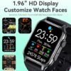 EIGIIS Smart Watches for Men Women(Answer/Dial Calls) 1.96" HD Big Screen Fitness Tracker with Heart Rate SpO2 Sleep Monitor 100+ Sports Mode IP67 Waterproof Smartwatch for iPhone Android Phones - Image 2