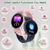 Smart Watches for Men Women with Answer/Make Calls, 1.3" HD Full Touch Smartwatch for Android/iOS Phones, IP68 Waterproof Fitness Watch with Heart Rate/Blood Oxygen/Sleep Monitor, Ai Control Call/Text - Image 4