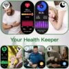 Smart Watches for Men Women with Answer/Make Calls, 1.3" HD Full Touch Smartwatch for Android/iOS Phones, IP68 Waterproof Fitness Watch with Heart Rate/Blood Oxygen/Sleep Monitor, Ai Control Call/Text - Image 5