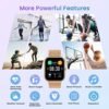 Smart Watch for Women Fitness Tracker: 1.83 Inch Bluetooth Call Smartwatch with Blood Oxygen Blood Pressure Monitor Compatible with Android Ios 100+ Sport Mode Heart Rate Steps Counter Waterproof Ip67 - Image 6