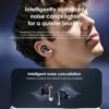 AD V8 TWS Earphones 2024 Newest LCD Touch Screen Wireless Earbuds with ANC+ENC Noise Cancelling - Sport V8 Earbuds IPX-5 Waterproof Stereo Sound - Long Battery Life BT V5.3 Gaming Headphones (Black) - Image 3