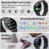 Smart Watch(Answer/Make Calls), 1.39" Smart Watches for Women/Men, IP68 Waterproof Fitness Tracker 100+ Sport Modes with Heart Rate/Sleep Monitor AI Voice Control, Smartwatch for Android/iOS Phones - Image 2