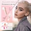 Wireless Earbuds Bluetooth Earbuds Noise Cancelling Earbuds Wireless Earphones Built in Mic Handset 36H Playtime Wireless Earbuds IP55 Waterproof Earbuds for Sport Women Girls Gifts Ideas,Pink - Image 5