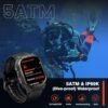 KOSPET Smart Watch for Men, 60-Day Long Battery Life, 50M Waterproof, Rugged Military(Full Metal), Answer/Make Call, Compatible for Android and iOS, 1.96'' AMOLED Always-on Display, AI Voice Assistant - Image 4