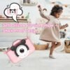 Upgrade Kids Selfie Camera, Christmas Birthday Gifts for Age 3-9, HD Digital Video Cameras for Toddler, Portable Toy for 3 4 5 6 7 8 Year Old with 32GB SD Card-Pink - Image 6