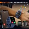 aeac Smart Watch, 2024 Newest Fitness Watch for Men Women, Alexa Built-in & Stable Bluetooth Call, with Heart Rate/SpO2/Sleep Monitor, 100 Sports, IP68 Waterproof Smartwatches for iOS Android - Image 2