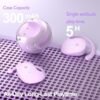 Wireless Earbuds Bluetooth Headphones Bass Stereo Open Ear Earbuds Wireless Bluetooth IPX7 Waterproof Air Conduction Ear Buds with ENC Mic Bluetooth 5.3 Headsets for iPhone Android Purple - Image 4