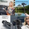 4K Digital Cameras for Photography, 48MP Vlogging Camera for YouTube with Microphone & Tripod Grip, Video Camera with Wide-Angle&Macro Lens, Content Creator Kit & Travel Camera（Black） - Image 6