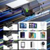 Multi Charging Cable,4.5A 4Ft/2Pack Multi Fast Charger Cable, Retractable USB Cable, 3 in 1 Multi Charge Sync Cable with Lightning/Type C/Micro USB Ports for Samsung Galaxy,iPhone,LG,PS,Tablets & More - Image 2