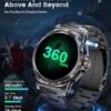 Military Smart Watches for Men,1.43" AMOLED Fitness Watch with 126+ Sports Modes/5ATM Waterproof/Pedometer/Heart Rate/Blood Pressure,Tactical Rugged Smartwatch for Android iOS - Image 5