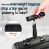 travel inspira Luggage Scale, Travel Essentials, Portable Digital Hanging Baggage Scale for Travel, Suitcase Weight Scale - Image 9