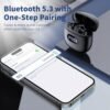 Wireless Earbuds Bluetooth 5.3 Headphones, 48H Long Battery Life LED Power Display Ear Buds, IPX7 Waterproof HiFi Stereo Bass with Built-in Mic for Home Office Sports Earphones - Image 5