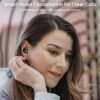 TOZO T18 Bluetooth 5.3 True Wireless Stereo Earbuds IPX8 Waterproof in Ear Headset Call Noise Reduction Headphones with Digital Display and Transparent Case Long Standby Earphones Black - Image 5