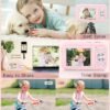Digital Camera, FHD 1080P Kids Camera with Neck Lanyard 32GB Card Battery, Anti-Shake 16X Digital Zoom, 44MP Point Shoot Cameras, Compact Portable Small Gift Camera for Kid Teen Student Girl Boy(Pink) - Image 6
