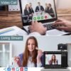 4K Digital Camera, 48MP Autofocus Cameras for Photography Vlogging Camera Dual Camera 18X Digital Zoom Anti-Shake Camera WiFi for YouTube Video Compact Camera, Point and Shoot Digital Cameras - Image 6