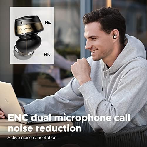 SoundPEATS Opera05 True Wireless Earbuds, Bluetooth 5.3 Noise Cancelling Earphones th Hi-Res Audio & LDAC Codec, in-Ear Headphones Built-in Mic for Clear Calls, 33Hrs Playtime, Type-C Fast Charge - Image 5