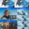Underwater Camera, 4K Waterproof Camera with 64GB Card 48MP Autofocus Selfie Dual Screens 11FT Underwater Camera for Snorkeling Waterproof Compact Portable Digital Camera, 2 Batteries - Image 5