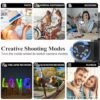 4K Digital Cameras for Photography, 48MP Vlogging Camera with 32GB Card, Wide Angle Lens & Macro Lens Video Camera,16X Zoom Point and Shoot Small Digital Camera, 3'' 180° Flip Screen Compact Camera,B - Image 4