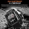 Njord Gear Indestructible Smartwatch, IP68 Waterproof Outdoor Rugged Smartwatch, Features Bluetooth Calling, Heart Rate and Sleep Monitoring Available for Android and iOS Phone. (Orange) - Image 4