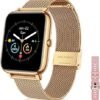 Smart Watch for Android Phones iOS Waterproof Smart Watches for Women Men Sports Digital Watch Fitness Tracker Heart Rate Blood Oxygen Sleep Monitor Touch Screen Compatible Samsung iPhone