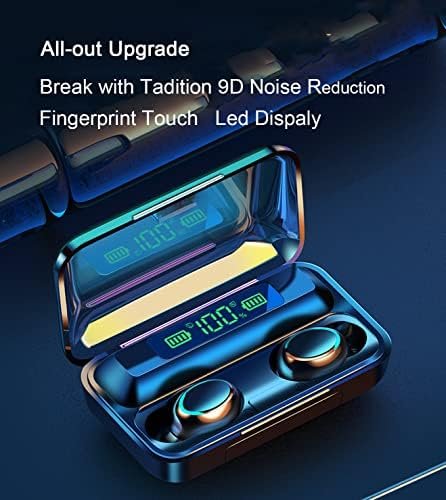 New Wireless Earbuds Bluetooth 5.0 Headset, IPX7 Waterproof, LED Battery Display auriculares,140 Hours Play time with Charging Box, 3D Stereo Audio Full Touch Screen Headset with Microphone - Image 2