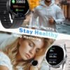 Smart Watch Men with Metal Bezel, Answer Make Call/Heart Rate/Step Counter/Sleep Tracker/100 Sports for Run/Alexa Built-in, IP68 Waterproof Swim, Fitness Sport Watch Compatible Android iOS - Image 5