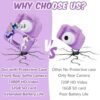 48 MP Kids Camera Girls Boys 3-12 Years Old,1080P HD Digital Video Camera for Kids with 32GB Card, Toddler Camera with Cartoon Silicone Cover, Christmas Birthday Gifts for Kids -Purple - Image 4