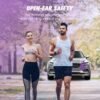 Out of Ear Open Ear Headphones Outside The Ear Wireless Ear Hanging Bluetooth Headset Over The Ear Open Ear Buds Earbuds Outside The Ear Headphones Bone Air Conduction Earbuds Purple - Image 2
