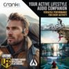 Wildhorn Crank Bone Conduction Headphones Bluetooth 5.4, IPX7 Waterproof Open Ear Headphones w/Mic, Fast Charge, MP3 2500 Songs Storage Capacity, Premium Design, Workouts, Cycling, Running Headphones - Image 6