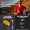 Ticwatch Pro 5 Enduro Smartwatch for Men 1.43" Android Wear OS Smart Watch 90 Hrs Battery 110+ Workout Modes 7/24 Heart Rate Health Fitness Tracker Outdoor 5ATM GPS Compass Android Compatible Only - Image 5