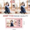 Digital Camera, FHD 1080P Kids Camera with 32GB Card, Digital Point and Shoot Cameras with 16X Zoom Anti Shake, 48MP 2.8 Inch LCD Screen, Gift for Girls Kids - Image 3