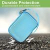 Digital Camera Case Compatible with VAHOIALD FHD 1080P/ for CAMKORY Digital Point and Shoot/for KODAK PIXPRO FZ45-BK 16MP Vlogging/for IWEUKJLO/for Nsoela, Holder for SD Card More- Blue (Box Only) - Image 5