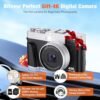 4K Digital Camera with SD Card, 48MP Vlogging Camera with Viewfinder Flash Dial, Camera for Photography and Video Autofocus, Portable Travel Camera, 16X Zoom Anti-Shake Small Digital Camera - Image 7