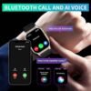 Smart Watch(Answer/Make Call), 2.01" Smartwatch for Men Women, IP67 Waterproof, 100+ Sport Modes Fitness Tracker, Heart Rate Sleep Monitor, AI Voice, Smart Watches for Android iOS Phones - Image 3