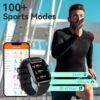 EIGIIS Smart Watches for Men Women(Answer/Dial Calls) 1.96" HD Big Screen Fitness Tracker with Heart Rate SpO2 Sleep Monitor 100+ Sports Mode IP67 Waterproof Smartwatch for iPhone Android Phones - Image 3